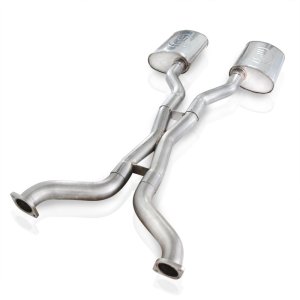 Ford Crown Victoria Performance Exhaust - Stainless Works - Cat Back, Dual Turbo S-Tube Mufflers - `03-`11